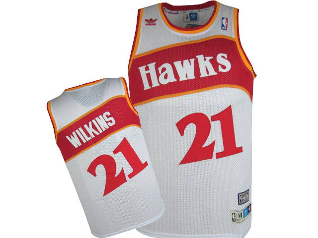 NBA Atlanta Hawks Dominique Wilkins Soul Swingman Home Adidas Jerseys